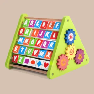 Wooden 5-In-1 Activity Triangle